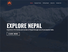 Tablet Screenshot of nepaloutdooradventures.com